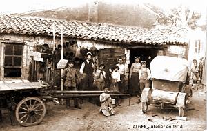 ALGER - ATELIER EN 1914